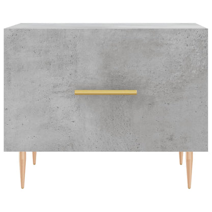 vidaXL Coffee Tables 2 pcs Concrete Grey 50x50x40 cm Engineered Wood