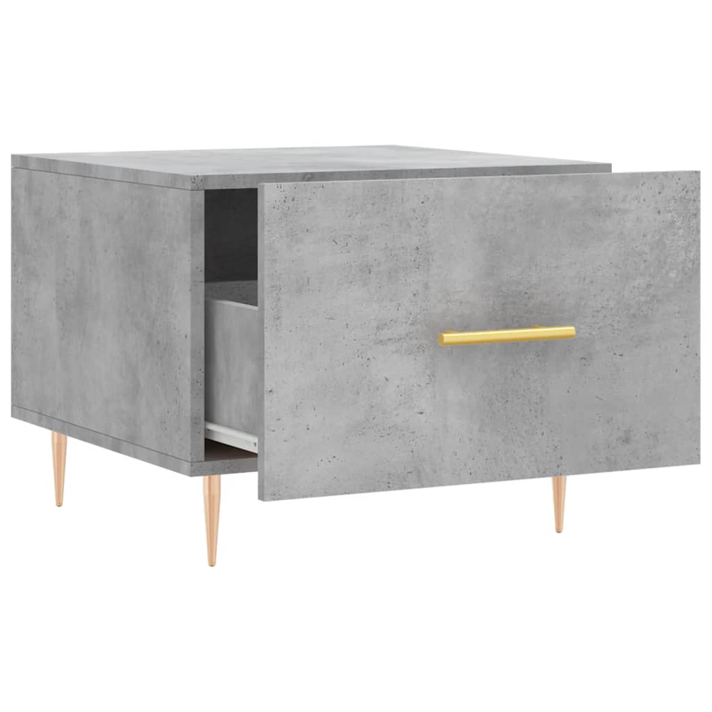vidaXL Coffee Tables 2 pcs Concrete Grey 50x50x40 cm Engineered Wood