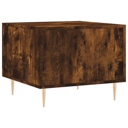 vidaXL Coffee Tables 2 pcs Smoked Oak 50x50x40 cm Engineered Wood