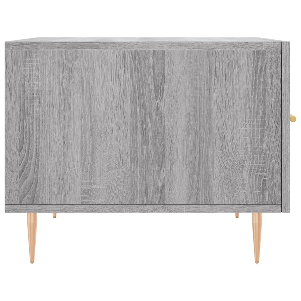 vidaXL Coffee Table Grey Sonoma 50x50x40 cm Engineered Wood