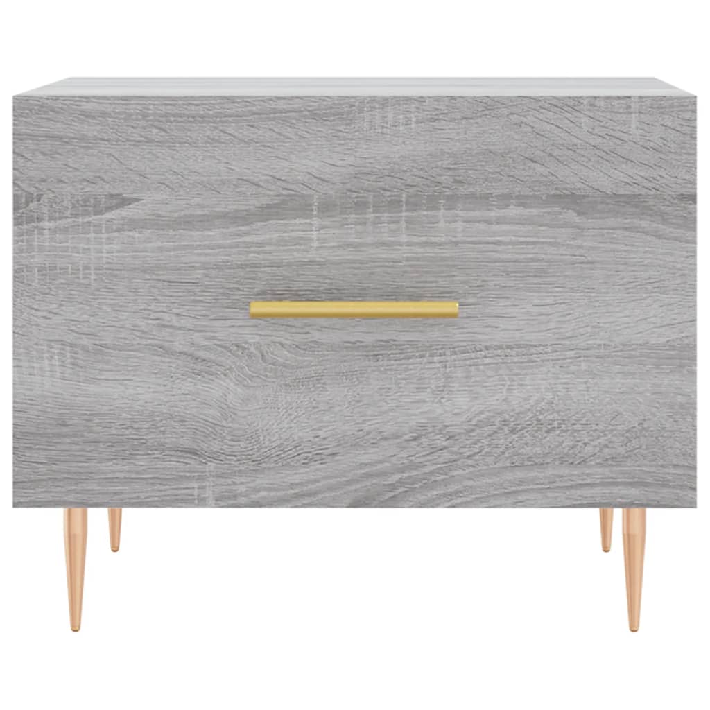 vidaXL Coffee Tables 2 pcs Grey Sonoma 50x50x40 cm Engineered Wood