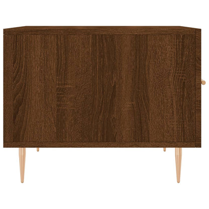 vidaXL Coffee Tables 2 pcs Brown Oak 50x50x40 cm Engineered Wood