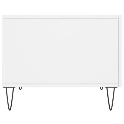 vidaXL Coffee Table White 50x50x40 cm Engineered Wood