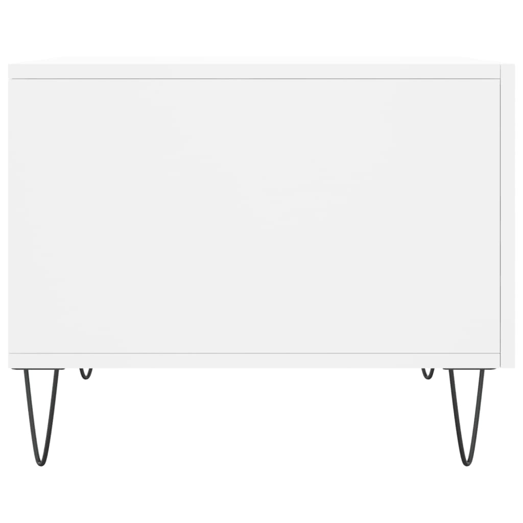 vidaXL Coffee Tables 2 pcs White 50x50x40 cm Engineered Wood