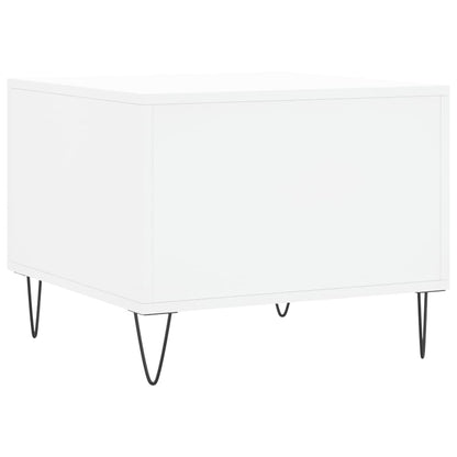 vidaXL Coffee Tables 2 pcs White 50x50x40 cm Engineered Wood
