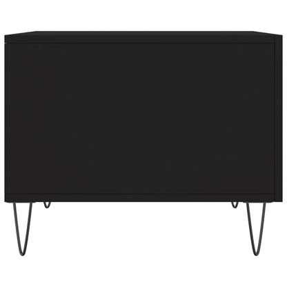 vidaXL Coffee Tables 2 pcs Black 50x50x40 cm Engineered Wood