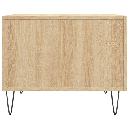 vidaXL Coffee Table Sonoma Oak 50x50x40 cm Engineered Wood