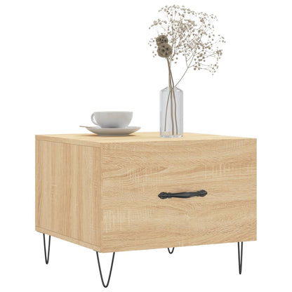 vidaXL Coffee Tables 2 pcs Sonoma Oak 50x50x40 cm Engineered Wood