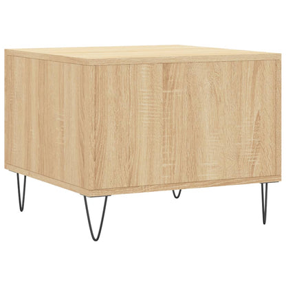 vidaXL Coffee Tables 2 pcs Sonoma Oak 50x50x40 cm Engineered Wood