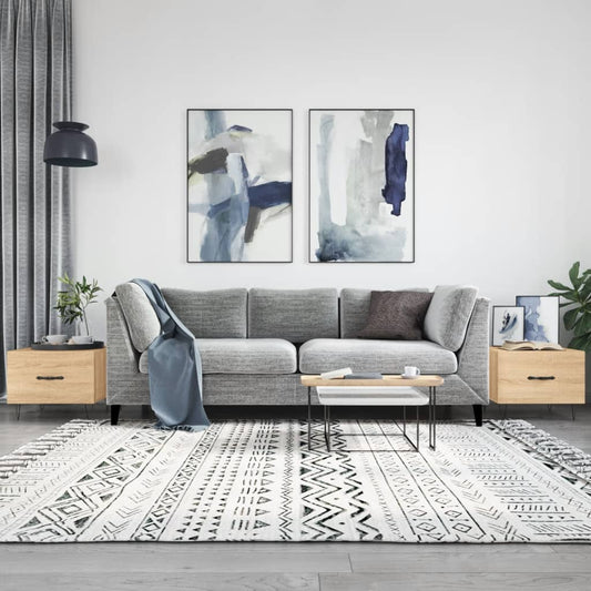 vidaXL Coffee Tables 2 pcs Sonoma Oak 50x50x40 cm Engineered Wood