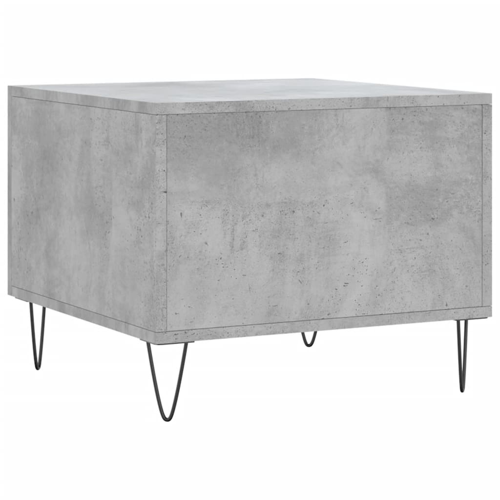 vidaXL Coffee Tables 2 pcs Concrete Grey 50x50x40 cm Engineered Wood