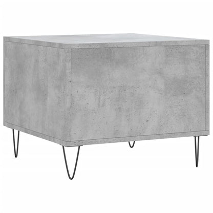 vidaXL Coffee Tables 2 pcs Concrete Grey 50x50x40 cm Engineered Wood
