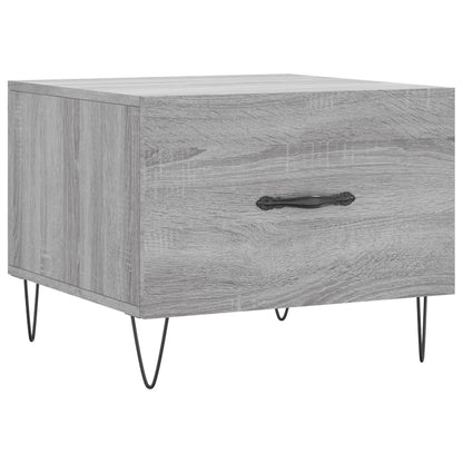 vidaXL Coffee Tables 2 pcs Grey Sonoma 50x50x40 cm Engineered Wood