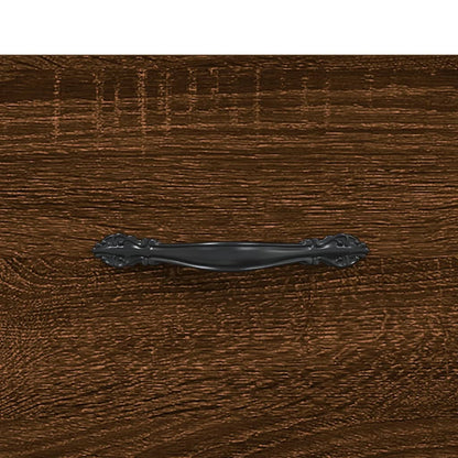 vidaXL Coffee Table Brown Oak 50x50x40 cm Engineered Wood