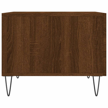vidaXL Coffee Tables 2 pcs Brown Oak 50x50x40 cm Engineered Wood