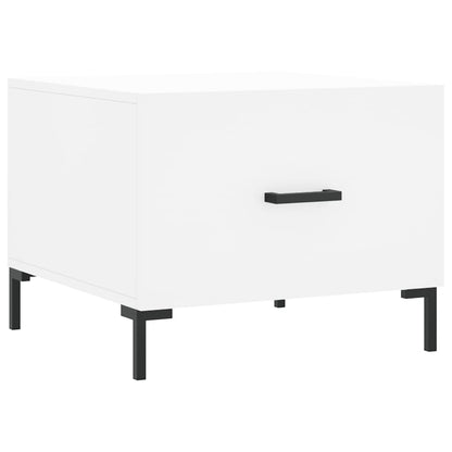 vidaXL Coffee Table White 50x50x40 cm Engineered Wood