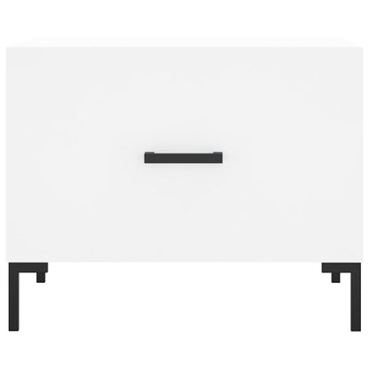vidaXL Coffee Table White 50x50x40 cm Engineered Wood