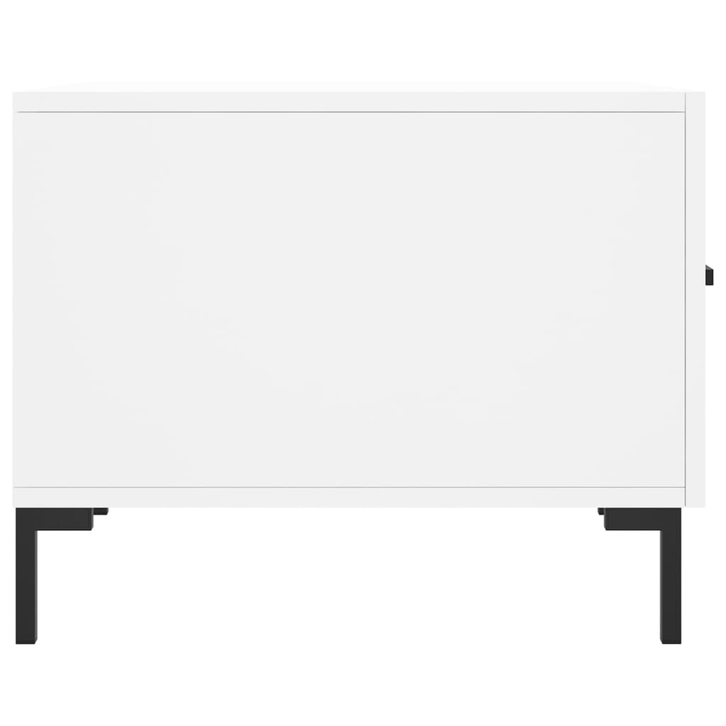 vidaXL Coffee Table White 50x50x40 cm Engineered Wood
