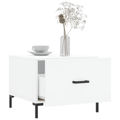 vidaXL Coffee Tables 2 pcs White 50x50x40 cm Engineered Wood