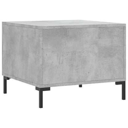 vidaXL Coffee Table Concrete Grey 50x50x40 cm Engineered Wood