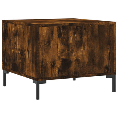 vidaXL Coffee Tables 2 pcs Smoked Oak 50x50x40 cm Engineered Wood
