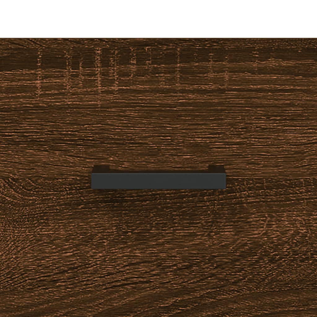 vidaXL Coffee Table Brown Oak 50x50x40 cm Engineered Wood