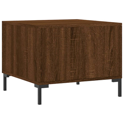 vidaXL Coffee Tables 2 pcs Brown Oak 50x50x40 cm Engineered Wood