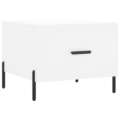 vidaXL Coffee Table White 50x50x40 cm Engineered Wood