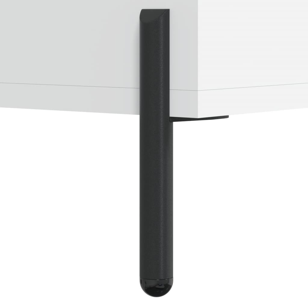 vidaXL Coffee Table White 50x50x40 cm Engineered Wood