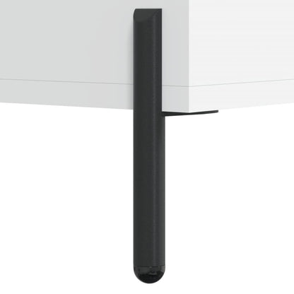 vidaXL Coffee Table White 50x50x40 cm Engineered Wood