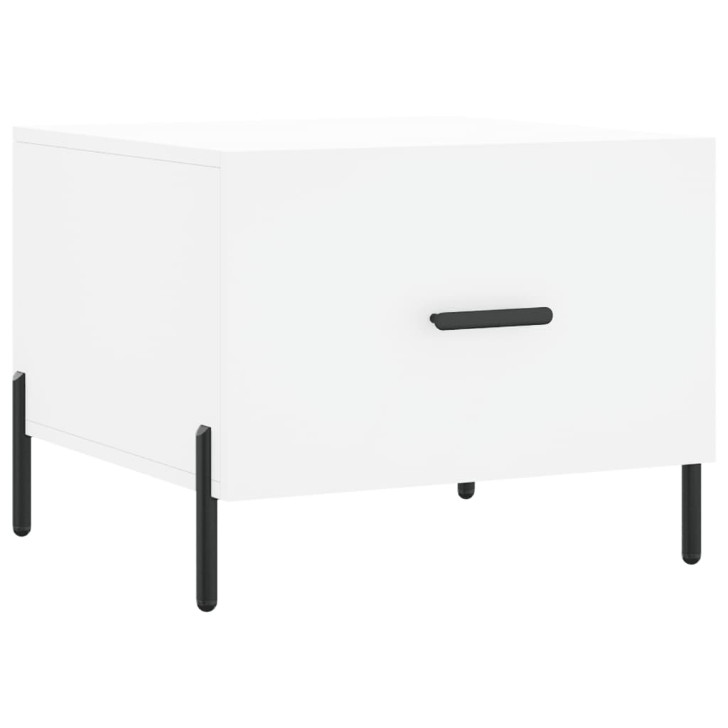 vidaXL Coffee Tables 2 pcs White 50x50x40 cm Engineered Wood