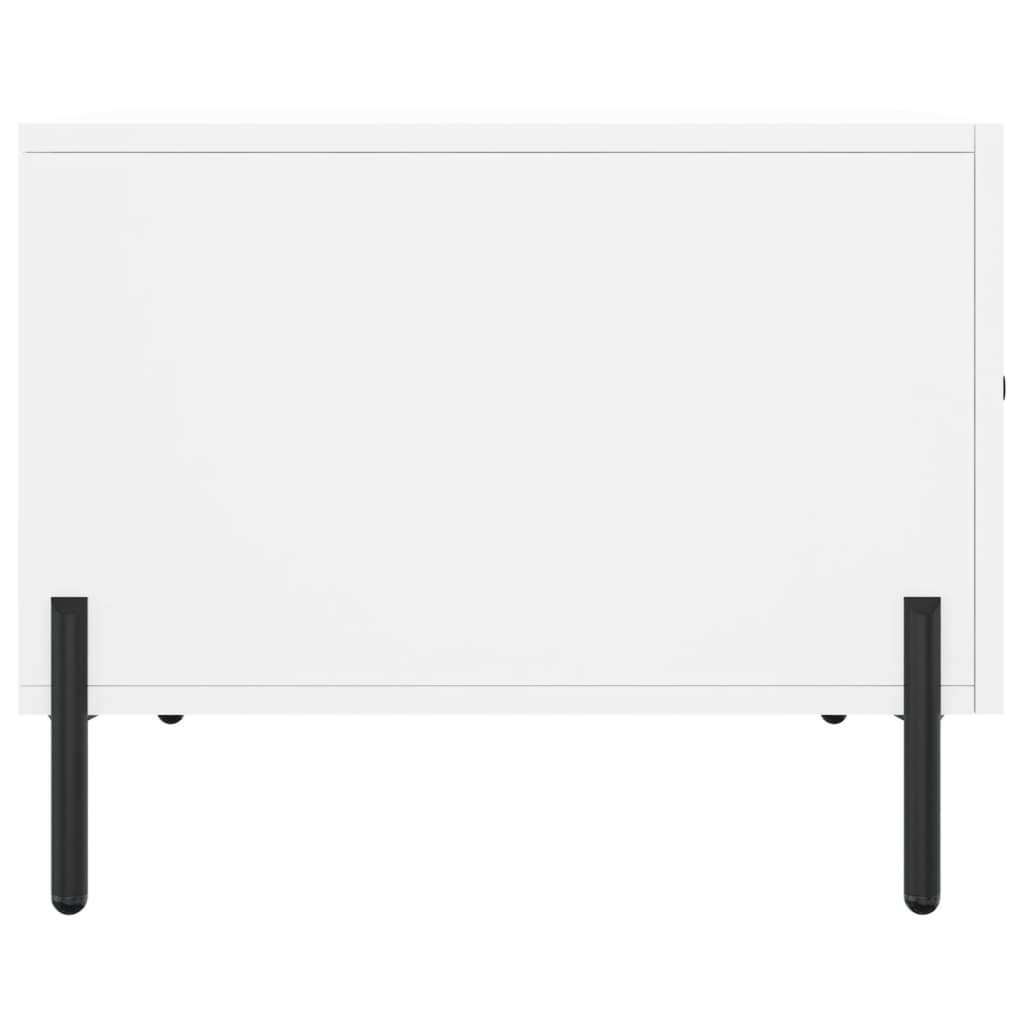 vidaXL Coffee Tables 2 pcs White 50x50x40 cm Engineered Wood