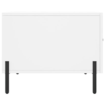 vidaXL Coffee Tables 2 pcs White 50x50x40 cm Engineered Wood