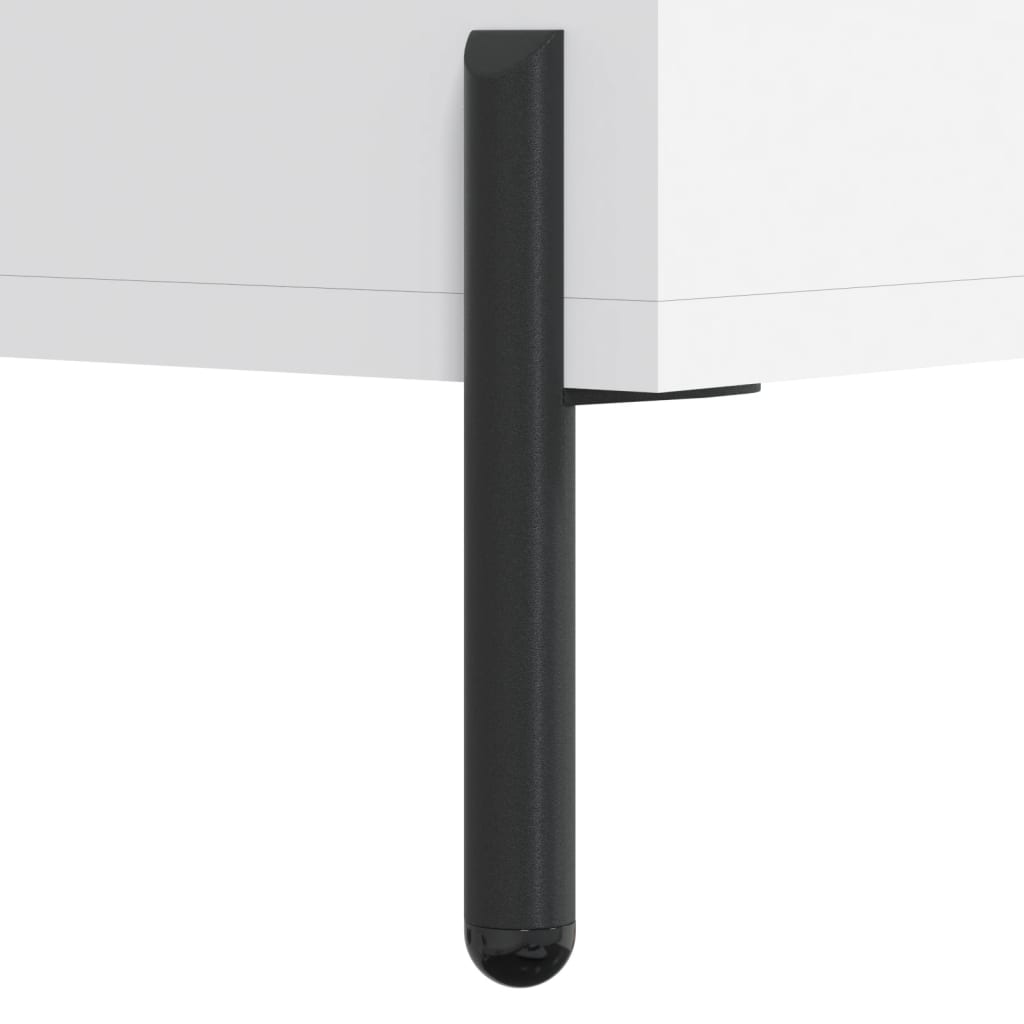 vidaXL Coffee Tables 2 pcs White 50x50x40 cm Engineered Wood