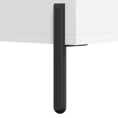 vidaXL Coffee Tables 2 pcs White 50x50x40 cm Engineered Wood