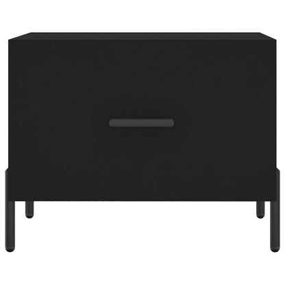 vidaXL Coffee Table Black 50x50x40 cm Engineered Wood