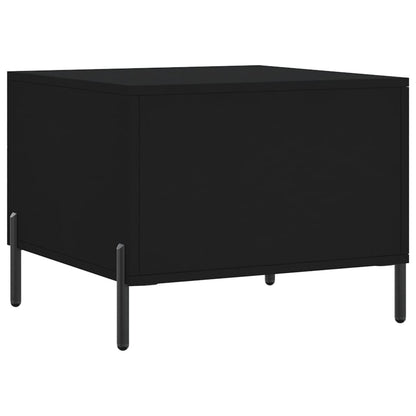 vidaXL Coffee Table Black 50x50x40 cm Engineered Wood