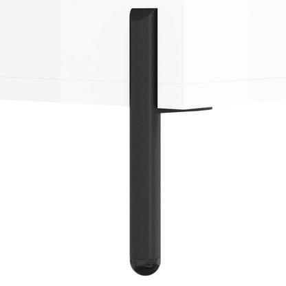 vidaXL Coffee Table High Gloss White 50x50x40 cm Engineered Wood