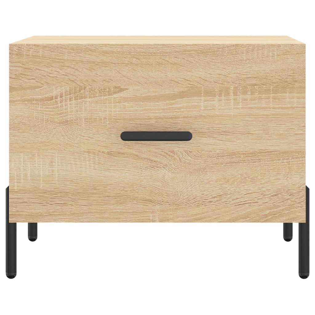 vidaXL Coffee Table Sonoma Oak 50x50x40 cm Engineered Wood