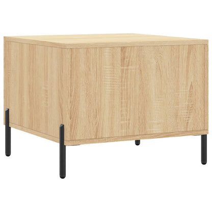 vidaXL Coffee Table Sonoma Oak 50x50x40 cm Engineered Wood
