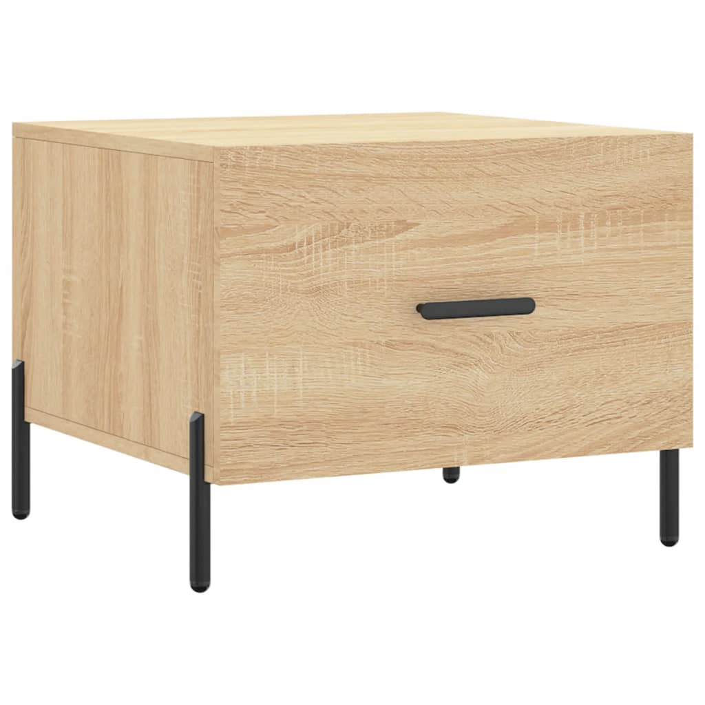 vidaXL Coffee Tables 2 pcs Sonoma Oak 50x50x40 cm Engineered Wood