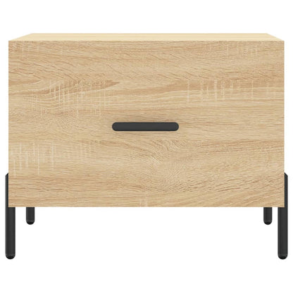 vidaXL Coffee Tables 2 pcs Sonoma Oak 50x50x40 cm Engineered Wood