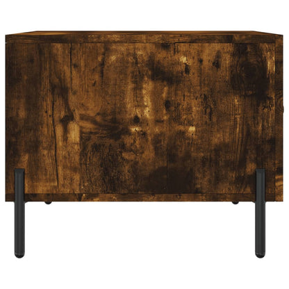vidaXL Coffee Tables 2 pcs Smoked Oak 50x50x40 cm Engineered Wood