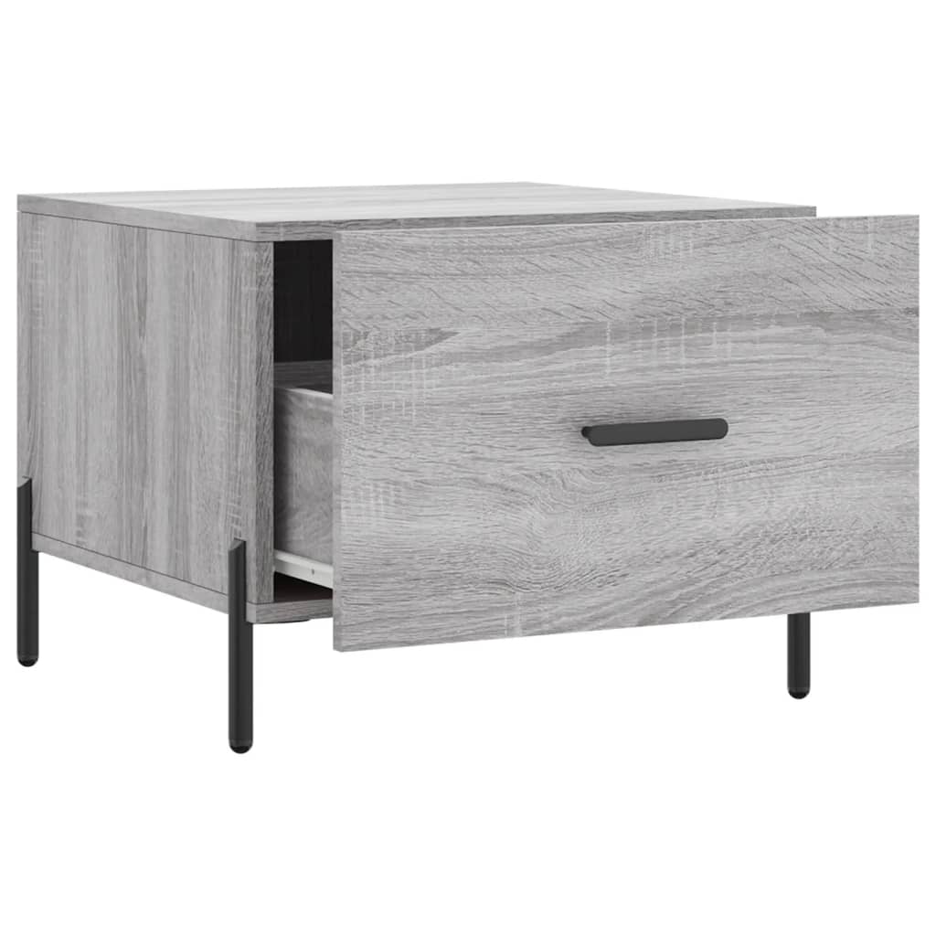 vidaXL Coffee Tables 2 pcs Grey Sonoma 50x50x40 cm Engineered Wood