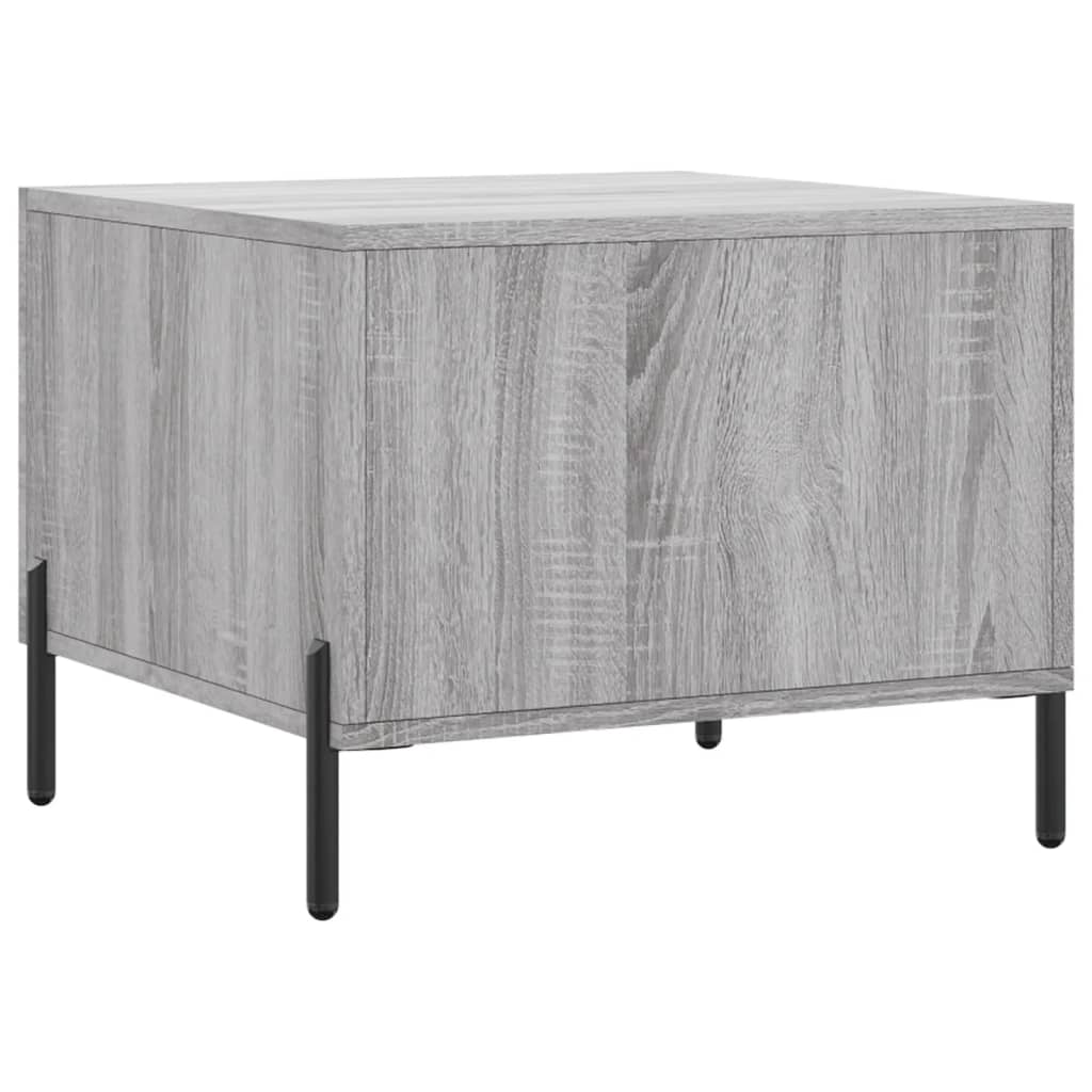 vidaXL Coffee Tables 2 pcs Grey Sonoma 50x50x40 cm Engineered Wood