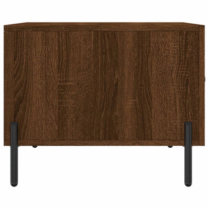 vidaXL Coffee Table Brown Oak 50x50x40 cm Engineered Wood