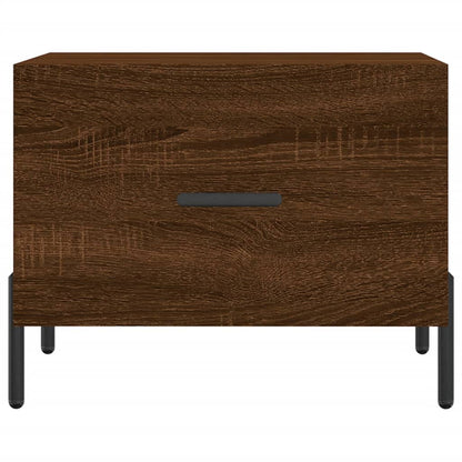 vidaXL Coffee Tables 2 pcs Brown Oak 50x50x40 cm Engineered Wood