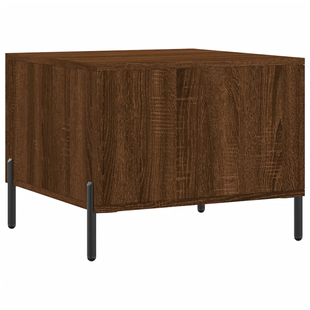vidaXL Coffee Tables 2 pcs Brown Oak 50x50x40 cm Engineered Wood