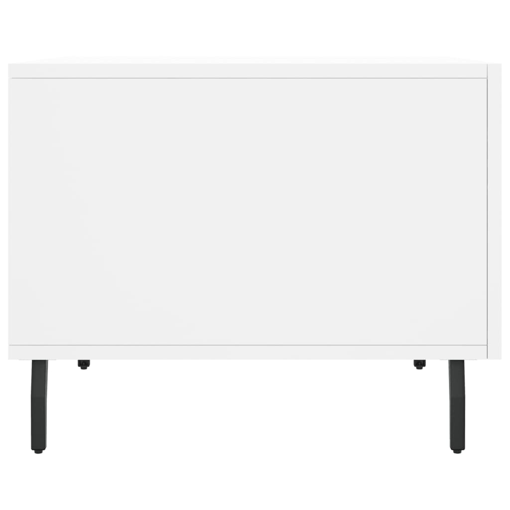 vidaXL Coffee Table White 50x50x40 cm Engineered Wood