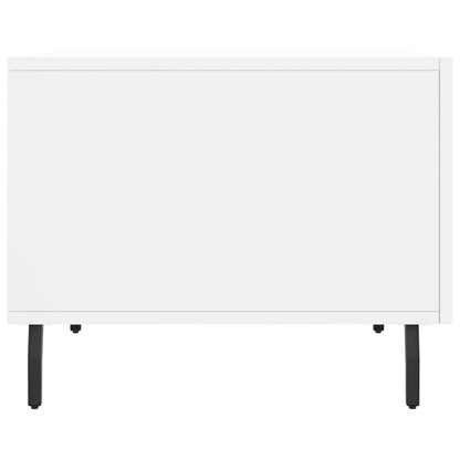 vidaXL Coffee Table White 50x50x40 cm Engineered Wood